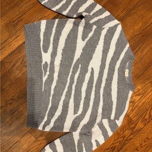 Zebra-Stripe Sweater
